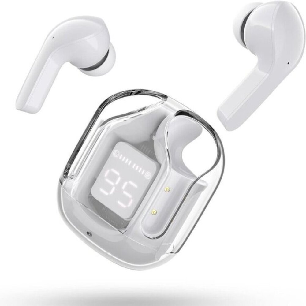 Headset TWS 5.3 Earbuds True Wireless Stereo Headphones in Ear Earphone White